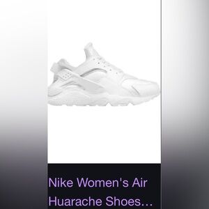 Tenis Nike huarache blanco talla 8 usado